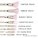 8pcs Professional Makeup Brush Set Silky Soft Cosmetics Brushes Kit Powder Cosmetic Makeup Brush High Brushes set Real luxury Eye & Face makeup tricks for Smooth Makeup Application