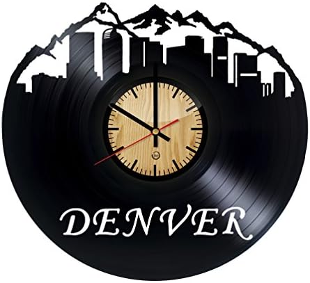 Denver Record Wall Clock - Get unique of living room wall decor - Gift ideas for girls and boys – City Unique Art Design