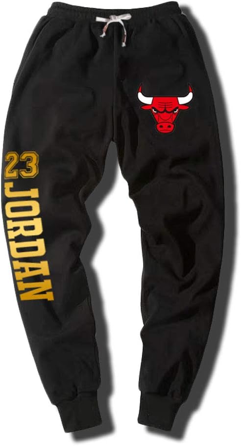 Bulls Jordan Wei Pants 23 Basketball Sports feet Trousers Slim Breathable Beam Pants Male,Sports Pants, Jogging Pants with Pockets