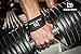 Weight Lifting Padded Wrist Straps - Men & Women - Deadlift, Olympic Weightlifting, Power Training, Heavy Duty Gym Workout, Powerlifting, Bodybuilding, Barbell Deadlifting, CrossFit Bar - Best Grip