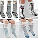 Unisex Baby Knee High Socks Stockings Cartoon Animal Non Slip Tube Long Socks For 1-3 Years Toddler Boys Girls 3 Pairs Pack