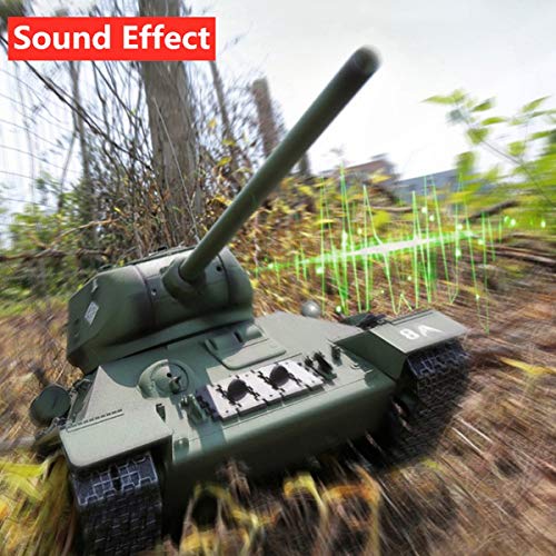 XIAOKEKE Rc Panzer, Funkfernsteuerung RC Panzer 1/16 Modell (Pro-Version) RTR, BB Shooting & Laufrückstoß & Rauch… – Bild 6