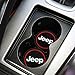 Car Interior Accessories Anti Slip Cup Mat,Jeep Patriot Accessories,Jeep Grand Cherokee Accessories,Jeep Renegade Accessories(2.75 inch，2 Pcs )