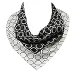 Wrapables 100% Silk Neckerchief Square Scarf