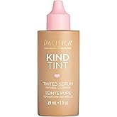 Pacifica Tinted Moisturizer – Kind Tint Serum, Lightweight Hydrating Foundation with Vegan Collagen & Hyaluronic Acid for Dewy Glow, Buildable Coverage, Vegan, 1 fl oz (Shade 15)