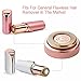 Facial Hair Remover Replacement Heads , Good Finishing and Well Touch for Lip,Chin,Cheeks and Sideburns As Seen On TV 18K Gold-Plated (Rose gold)