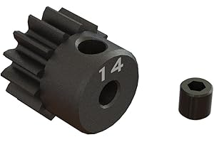 ARRMA 14T 0.8Mod 1/8" Bore CNC Steel Pinion Gear, ARA311076