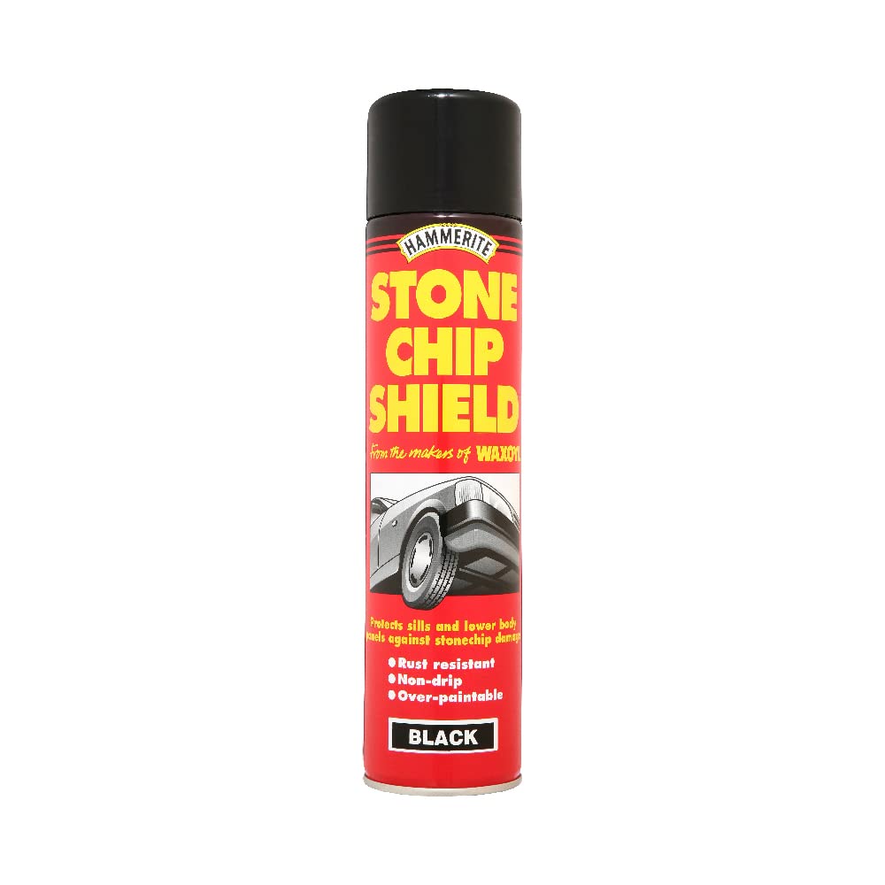 Hammerite 5092832 Stone Chip Shield Black 600ml (Aerosol)
