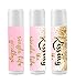 12 Bridal Shower Lip Balms - Bachelorette Party Favors - Kissing the Single Life Goodbye - Gold Glitter Bridal Shower