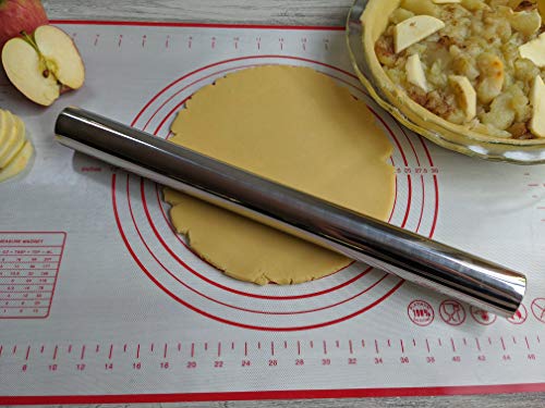 Checkered Chef Pastry Mat - Silicone Baking Mat With Measurements For Rolling Dough - Non Slip - Perfect For Kneading and Rolling Dough - Bread, Pasta, Cookies, Pizza And Pie - Thumbnail 5
