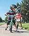 Bern Nino Bike Helmet for Kids, Ages 3-12, Flip Visor, Adjustable fit, Lightweight, CPSC Safety Certified, Matte Green Dogfight, Size S/M