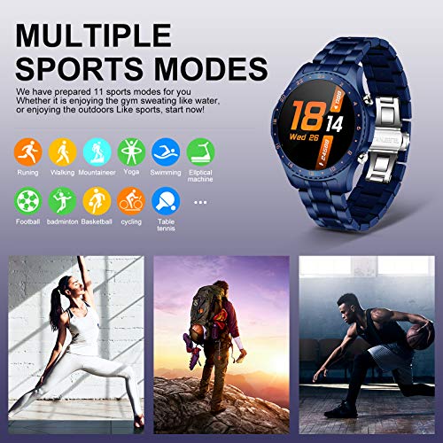 LIGE Smart Watch for Men, Fitness Tracker IP67 Waterproof Full