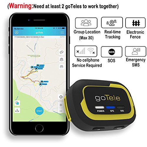 goTele Offline Outdoor Real Time GPS Tracker for Exploration Camping