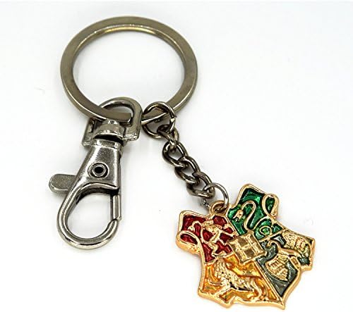 Keychain Keyring Hogwarts Emblem Jewelry Geek Gift Ideas for Him and Her