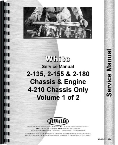 White 2-135 Tractor Service Manual