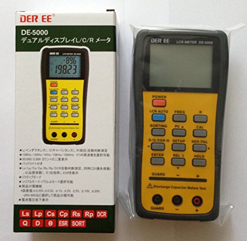 DER Ee De-5000 High Accuracy Handheld LCR Meter