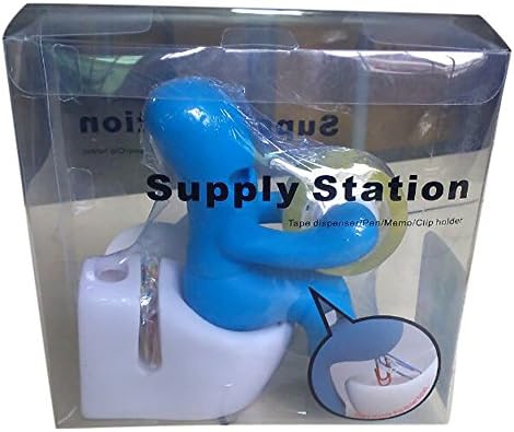Iusun Pen Pencil Holder Seat Toilet Multifunctional Tape Pen Note Paper Clip Storage Desktop Pen Container Supplies Organizer Pencil Cup Multipurpose Creative Desk Decoration for School Office Home