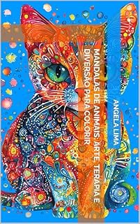 Livro Mandalas de Animais: Arte, Terapia e Diversão para Colorir