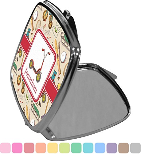 Vintage Sports Compact Makeup Mirror (Personalized)