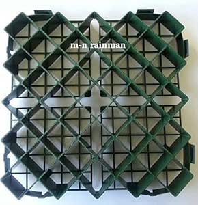 Profesional césped rejilla de plástico, vía limitación, fijación a