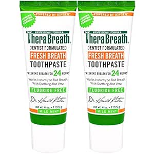 Amazon.com : TheraBreath Fresh Breath Dentist Formulated Fluoride Free ...