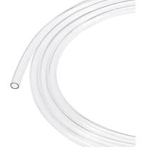 Tubo De PVC Transparente 19mm Interior 24mm Exterior - 1m De Largo, Para Agua, Aire, Aceite