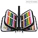YOUSHARES 72 Slots Pencil Case - Handy Large Capacity Oxford Multi-layer Zipper Pencil Bag for Color Pen, Colored Pencils, Watercolor Pens, Makeup Brush, Cosmetic Brushes, Gel Pen and More (Black)