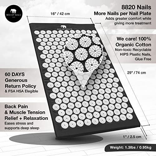BED OF NAILS Original Acupressure Mat — 8,820 Pressure Points
