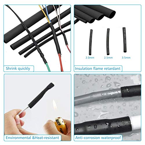 LIUMY 15 in 1 Soldering Iron Kit, 60W Adjustable Welding Iron︱Digital Multimeter︱5pcs Soldering Iron Tips︱Electrical Pen︱Double Screwdriver︱Soldering Station︱Wire Stripper Cutter︱Heat Shrink Tube