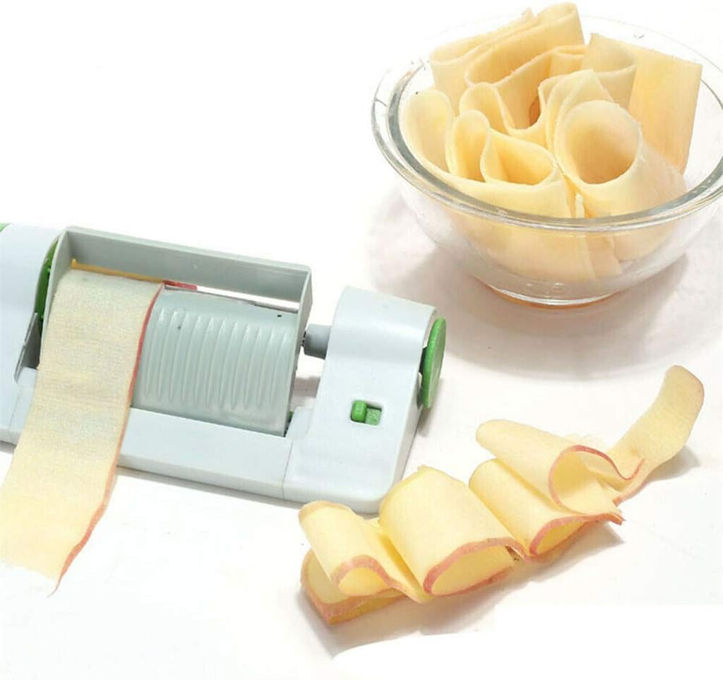 Tuscom Vegetable SheetCutter, Spiralizer Vegetable Slicer, Multi-Function Peeler Sheet Fruit Vegetables Peeler Veggie Sheet Slicer for Kitchen Use