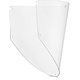 Replacement Window Compatible with Jackson Safety 14214, Uncoated(1 Pack) | Compatible with MAXVIEW Premium Face Shield Mask, Face Shield Replacement Lens for Grinding, Cutting, Clear Polycarbonate