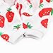 CuteBone Dog Pajamas Strawberry Dog Apparel Dog Jumpsuit Pet Clothes Pajamas P02S