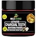 Activated Charcoal Teeth Whitening Powder: Natural Organic Coconut Whitener Polish With Baking Soda - Fluoride Free - Peppermint Flavor - 2.1 Ounces