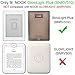 Fintie NOOK GlowLight Plus SlimShell Case - The Thinnest and Lightest Leather Cover for Barnes & Noble NOOK GlowLight Plus eReader 2015 Release (BNRV510), Red