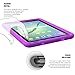 Galaxy Tab A 9.7 Case - Poetic [Turtle Skin Series]-[Corner/Bumper Protection][Tactile Side Grip][Sound-Amplification][Bottom Air Vents] Protective Silicone Case for Samsung Galaxy Tab A 9.7 Purple