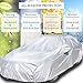 TABIGER Car Cover, 6-Layer Breathable UV Protection Waterproof/Windproof/Snowproof/Scratch Resistant Universal Fit Full Car Covers for Sedan Wagon All Weather Use (191