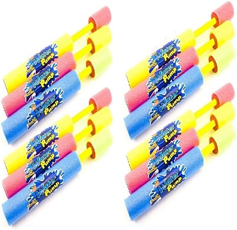 12 Party Pack - Blade Blaster Mini Eliminator Foam Water Gun Easy Light Weight Water Shooter