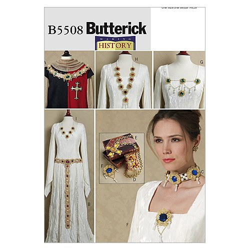 BUTTERICK PATTERNS B5508 Historical Jewelry, One Size Only