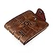 Doinshop New Fashion Mens Genuine Leather Bifold Wallet Credit Id Card Holder Slim Purse (A)