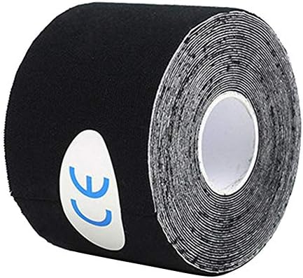 WELCOMEUNI Outdoor Sports Muscle Bandage 5cm x 5M Sports Tape Roll Cotton Elastic Adhesive Muscle Sticke