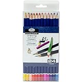 Royal & Langnickel Essentials Color Pencil Set, 24-Piece