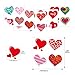 Valentines Heart Tattoos(100PCS),Konsait Valentine’s Day Temporary Tattoos Red Heart Tattoos for Kids Girls Boys Valentine’s Day Party Favor Supplies Kids School Gifts Goody Bag Filler Teachers Prizes
