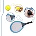 fashionclubs Kids Tennis Racket Set, Plastic Badminton Tennis Rackets Balls Set,Kids Racket|Racquet Play Game Toy Set,Play at The Beach,Lawn or Backyard