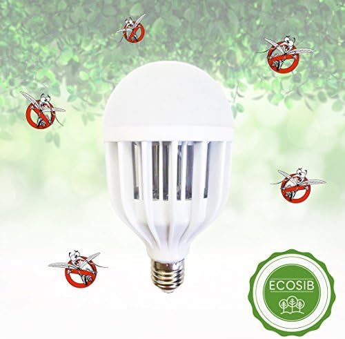 Mosquito Killer LED Bug Zapper Light Bulb Mosquito Repellent Lamp E27 in The Room or Outdoors Good for Pregnant Women and Baby (10W / White)