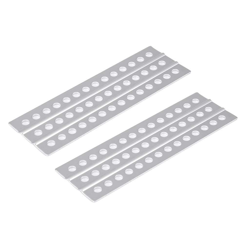 2 Pcs RC Car Sand Ladder, Metal Sand Ladder Recovery Board Toy for 1/10 RC Vehicle Crawler