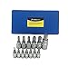 Mainpoint Star Torx Bit Socket Set 13 Pieces T8 - T70 CRV 1/2