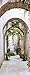Windowpix DoorPix 32x80 / 32 x 80 3D Door Mural Wrap Glossy Bubble Free Sticker Arched Pathway to Gardens - Peel and Stick - Easy-to-Clean, Durable