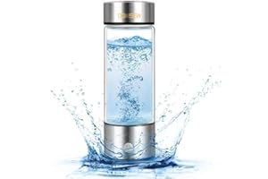 DOMISIGN Hydrogen Water Bottle Recommended by Brecka, Echo PEM SPE Technology, Rechargeable Hydrogen Water Generator with Gift Box, Hydrogen Water Ionizer Machine for Home Office Travel, Essentials 2024A
