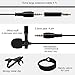 Lavalier Lapel Microphone,Omnidirectional Condenser Microphone Recording Clip-On for Computer PC Macbook iPhone iPod iPad Samsung All Smartphones,Perfect for Interviews,Skype,Audio Video Recording