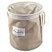 iwill CREATE PRO Pure Natural Linen Folding Household Storage Bin,Jumbo Round Storage Container (16.5